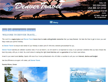 Tablet Screenshot of denvertravel.net